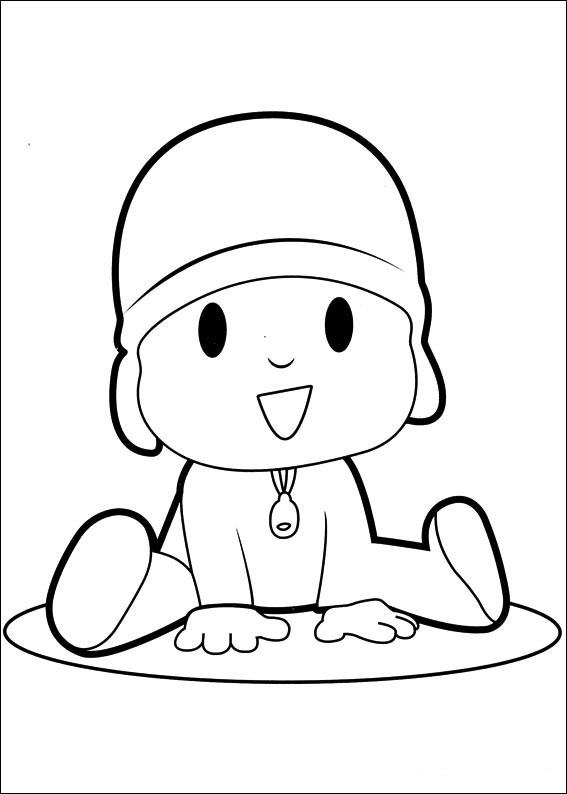 Dibujos para colorear e imprimir Pocoyó