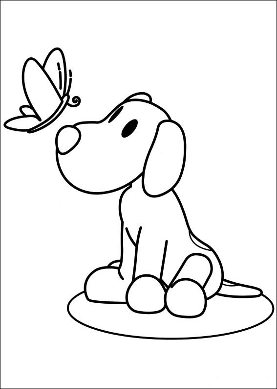 Dibujos para colorear e imprimir Pocoyó