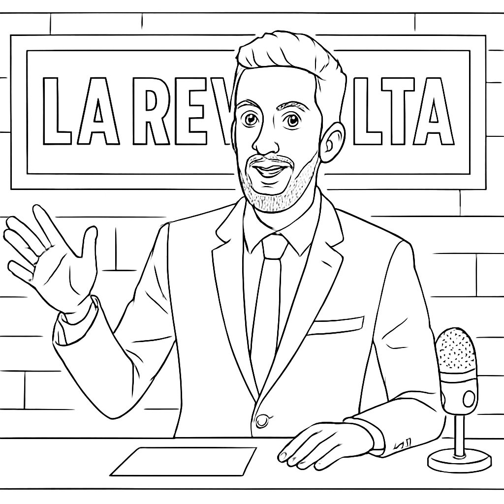 Dibujos para colorear e imprimir David Broncano