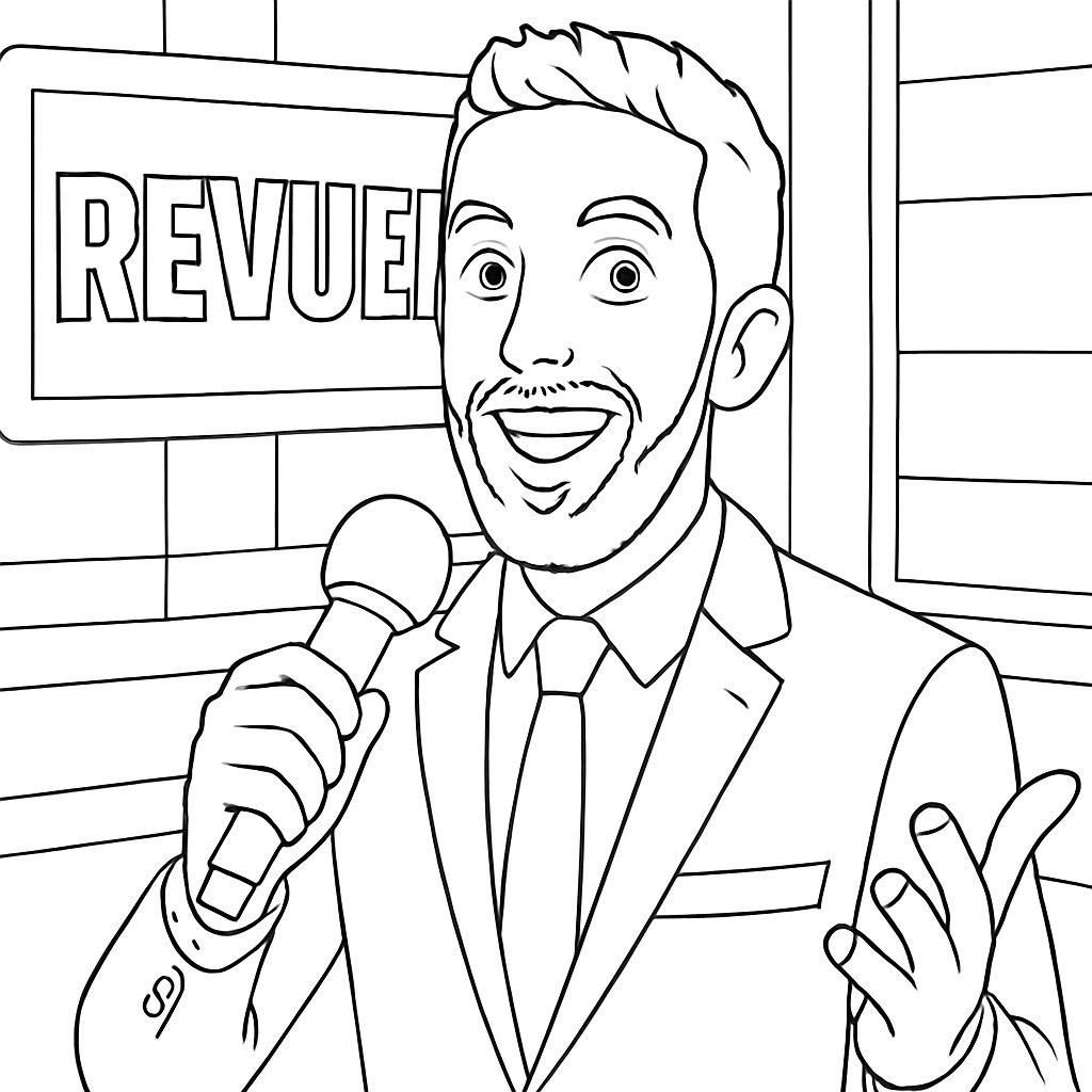 Dibujos para colorear e imprimir David Broncano