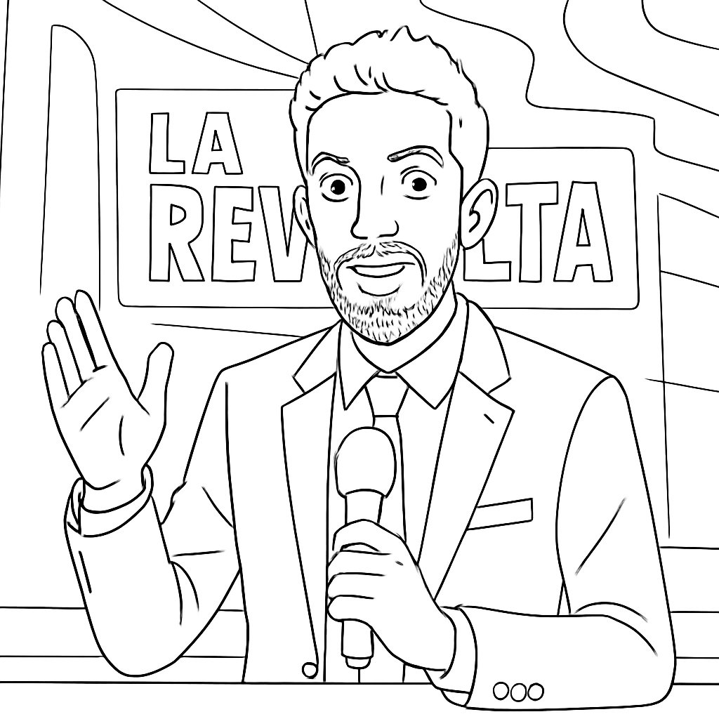 Dibujos para colorear e imprimir David Broncano