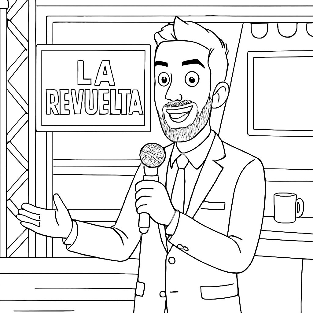 Dibujos para colorear e imprimir David Broncano