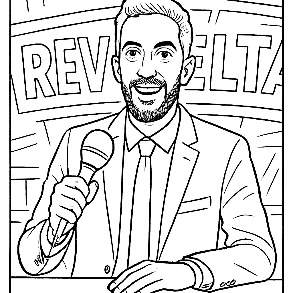 Dibujos para colorear e imprimir David Broncano