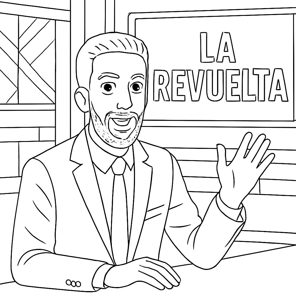 Dibujos para colorear e imprimir David Broncano