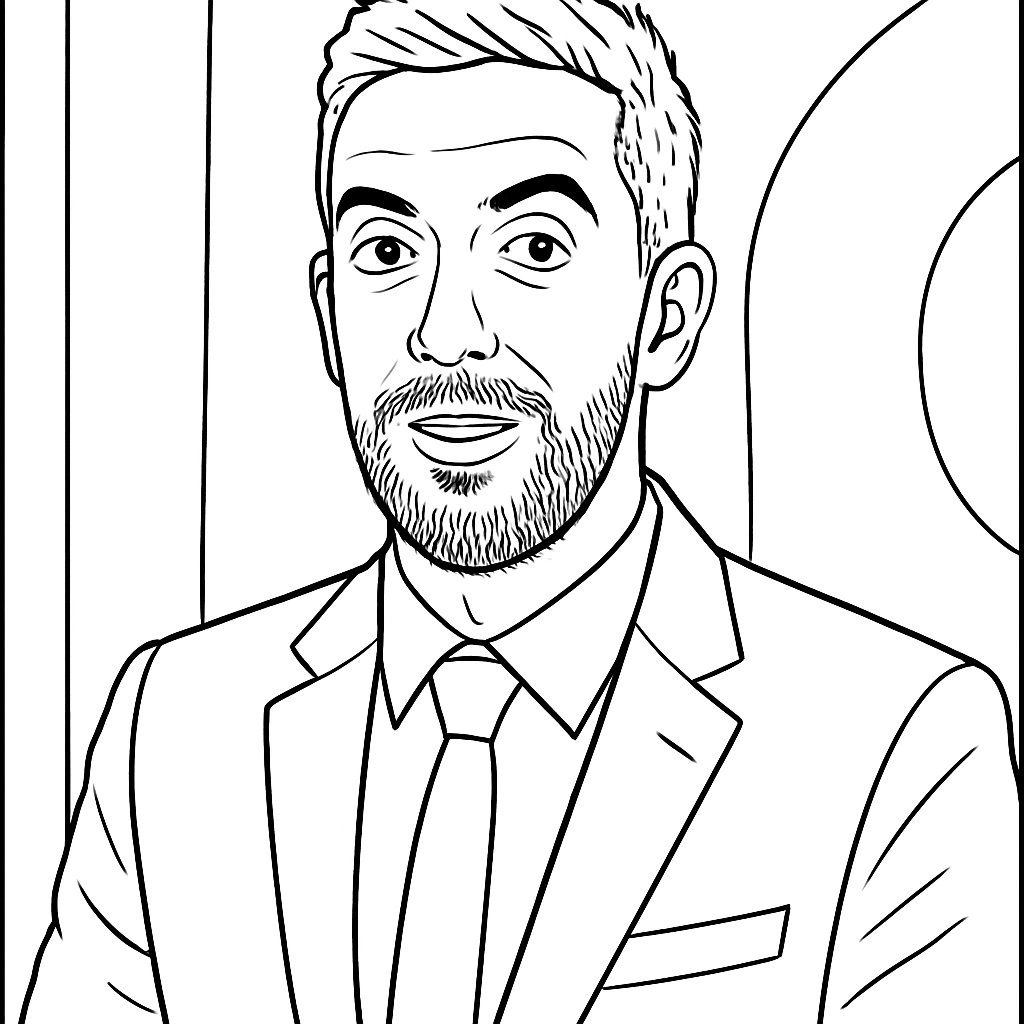 Dibujos para colorear e imprimir David Broncano