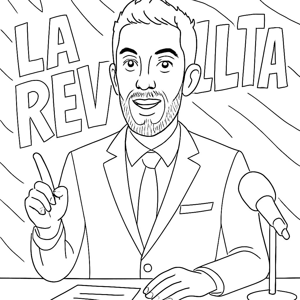 Dibujos para colorear e imprimir David Broncano