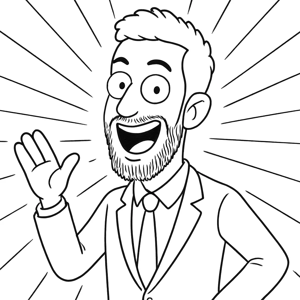 David Broncano para colorear Dibujos para colorear e imprimir David Broncano