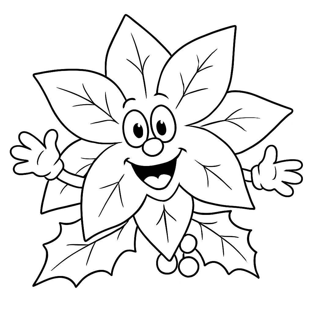 Dibujos para colorear e imprimir Estrella De Navidad