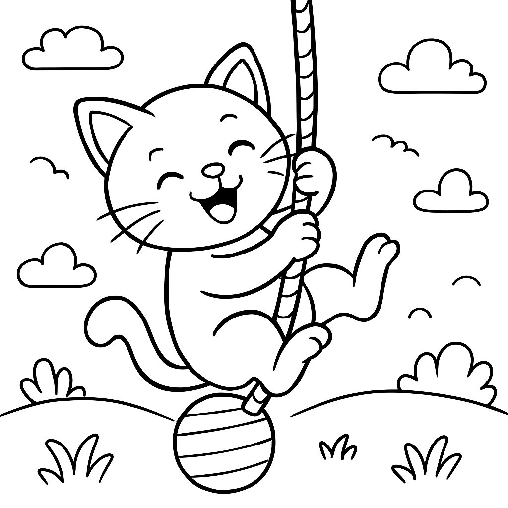 Gatos para colorear Dibujos para colorear e imprimir Gatos