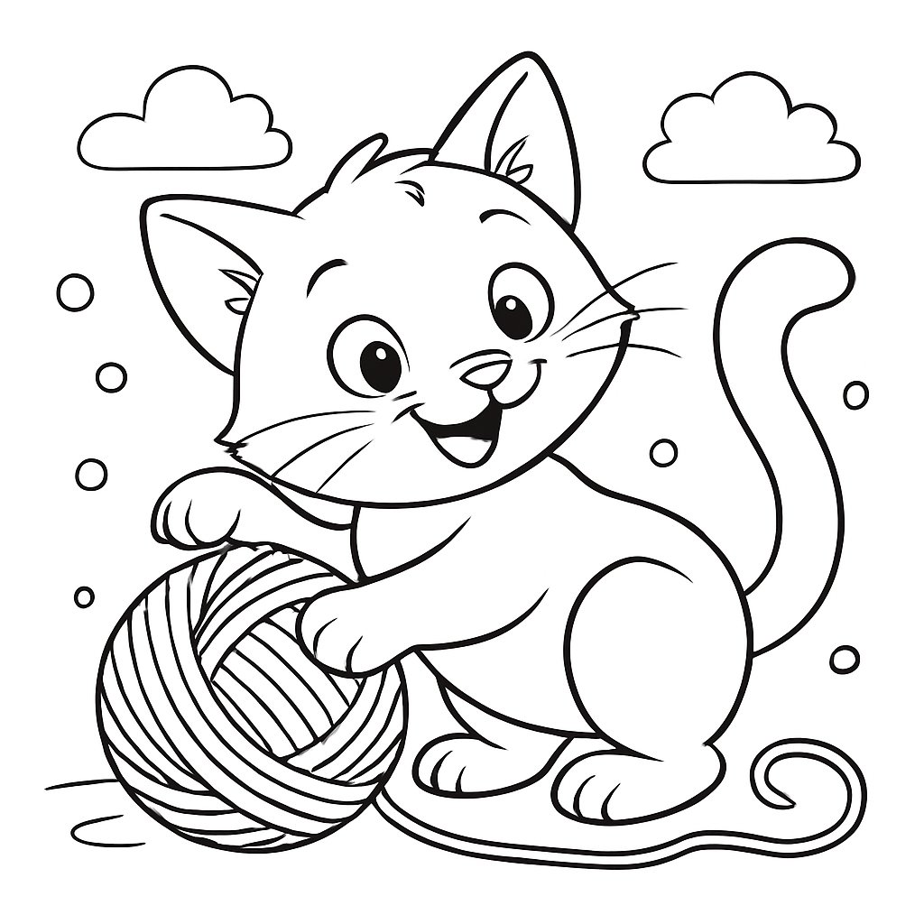 Gatos para colorear Dibujos para colorear e imprimir Gatos