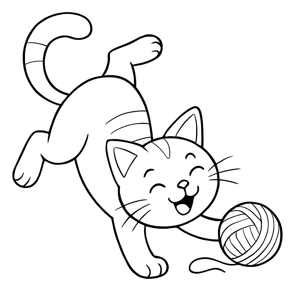 Gatos para colorear Dibujos para colorear e imprimir Gatos