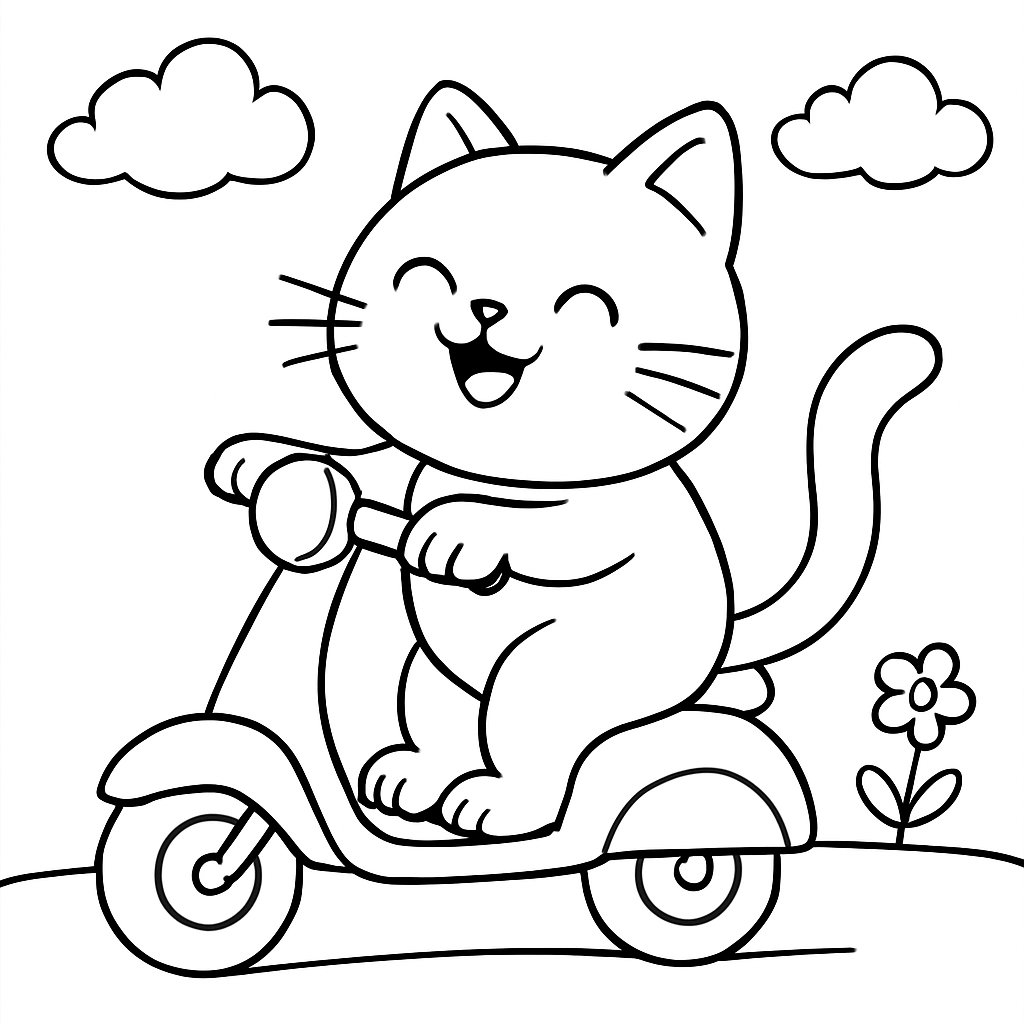 Gatos para colorear Dibujos para colorear e imprimir Gatos