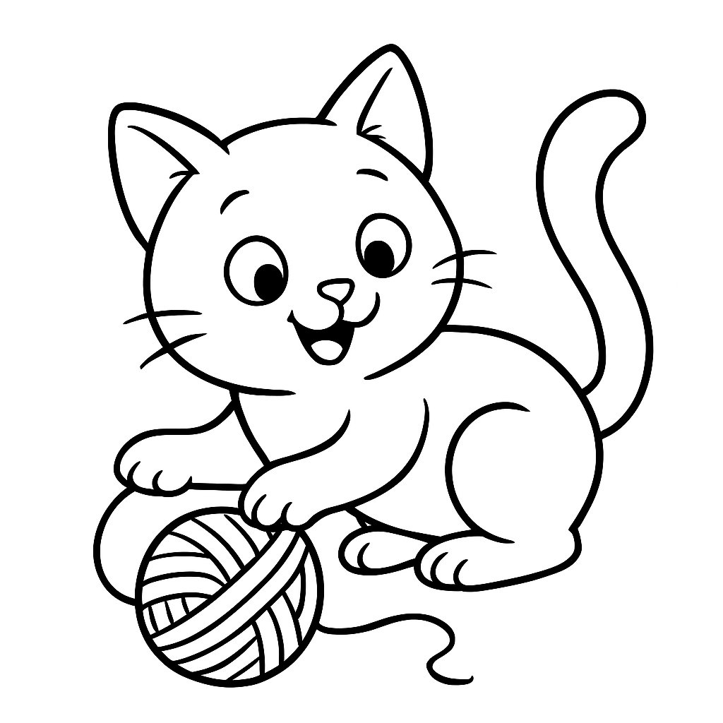 Gatos para colorear Dibujos para colorear e imprimir Gatos
