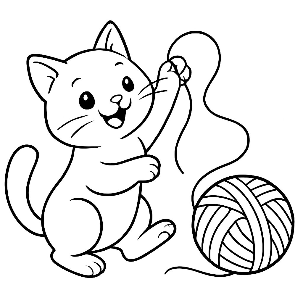 Gatos para colorear Dibujos para colorear e imprimir Gatos