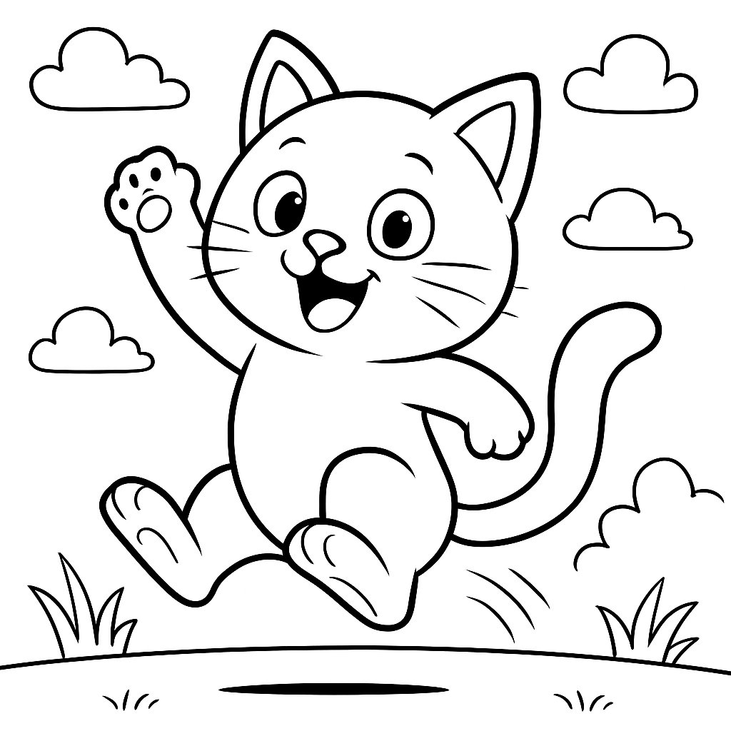Gatos para colorear Dibujos para colorear e imprimir Gatos