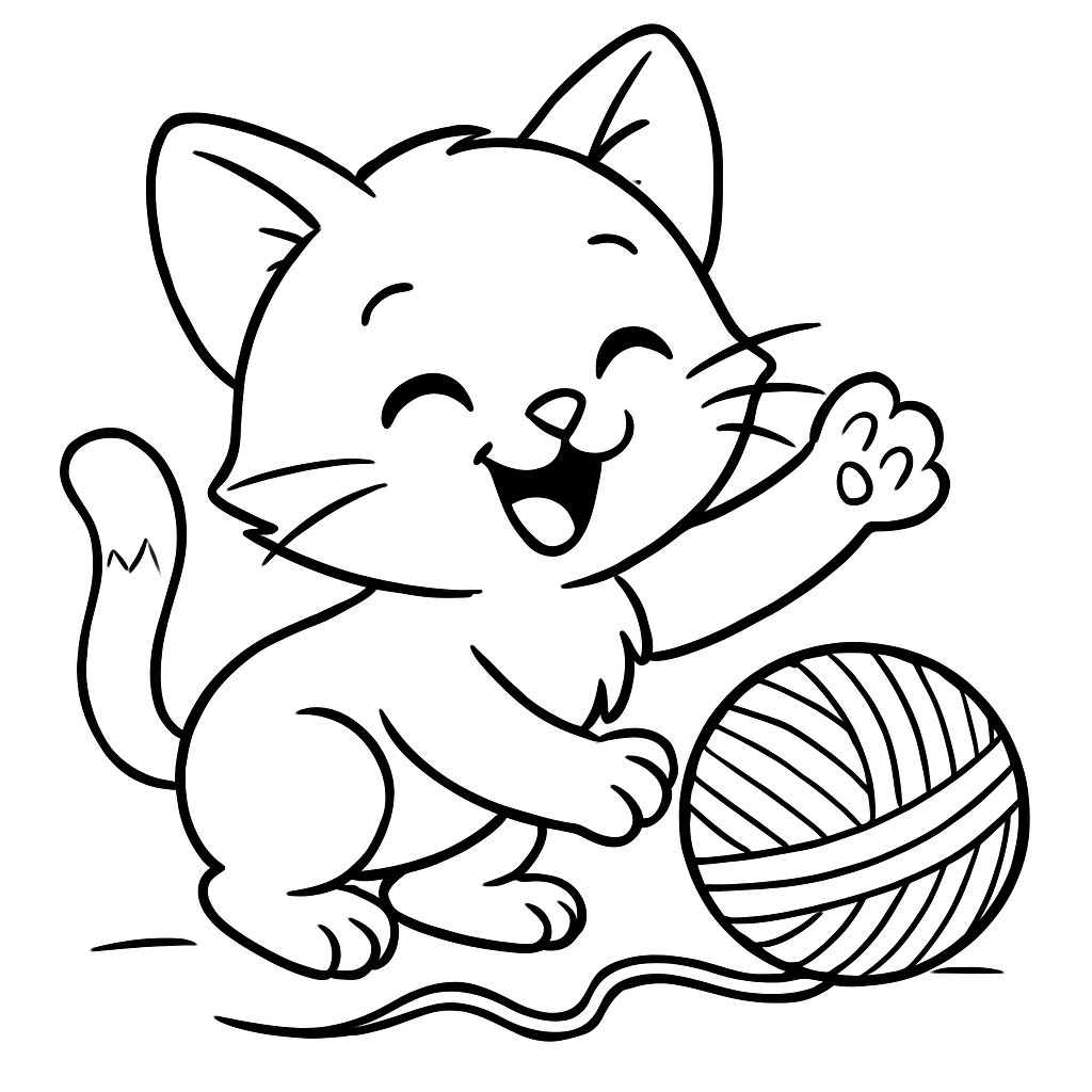 Gatos para colorear Dibujos para colorear e imprimir Gatos