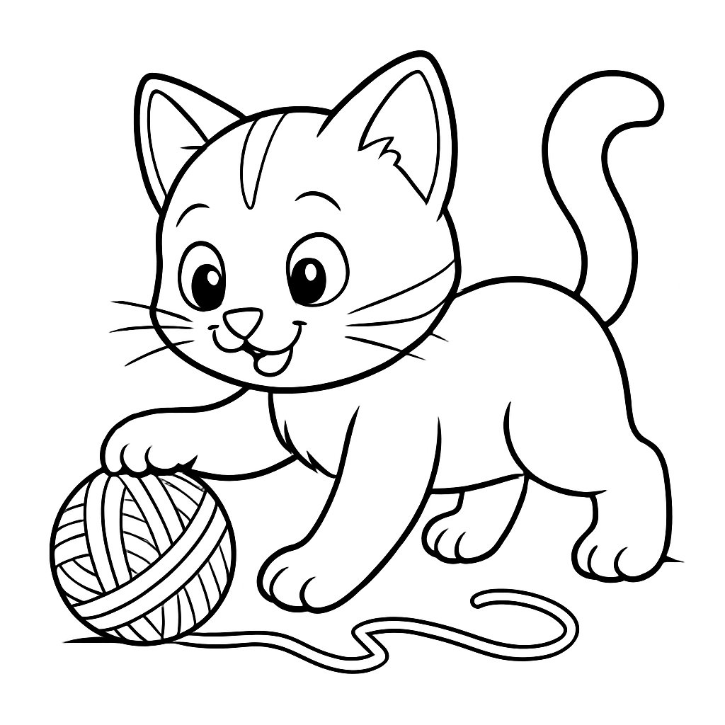 Gatos para colorear Dibujos para colorear e imprimir Gatos