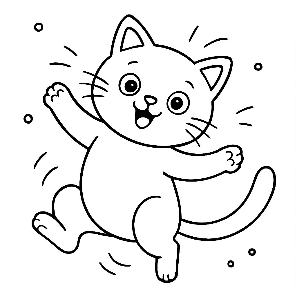 Gatos para colorear Dibujos para colorear e imprimir Gatos