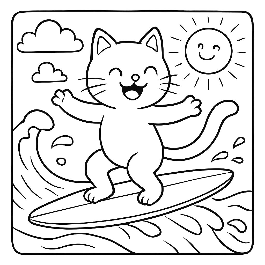 Gatos para colorear Dibujos para colorear e imprimir Gatos