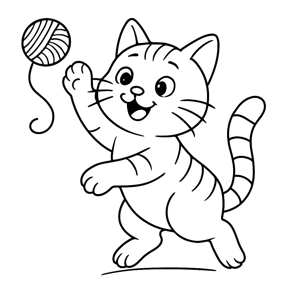 Gatos para colorear Dibujos para colorear e imprimir Gatos