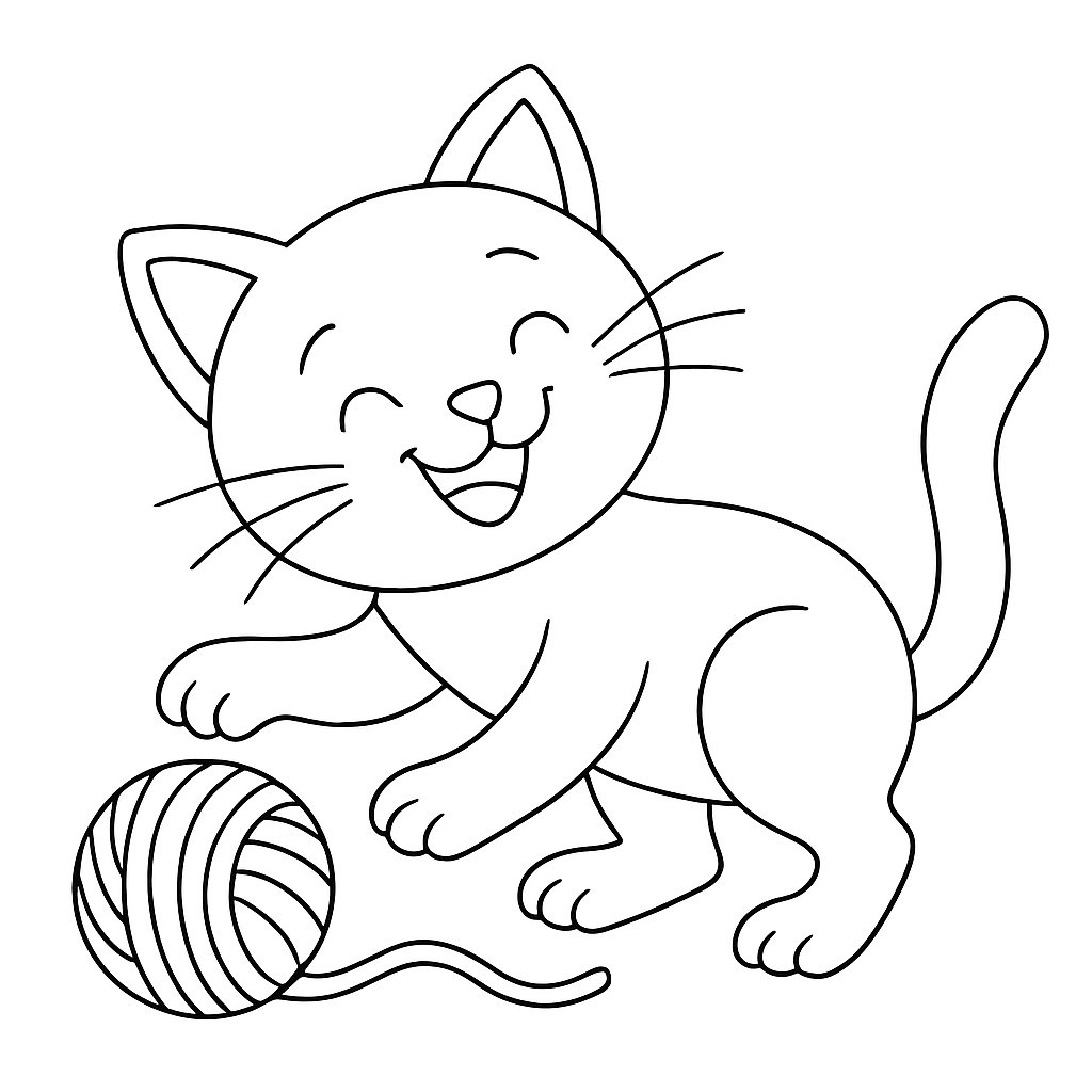 Gatos para colorear Dibujos para colorear e imprimir Gatos