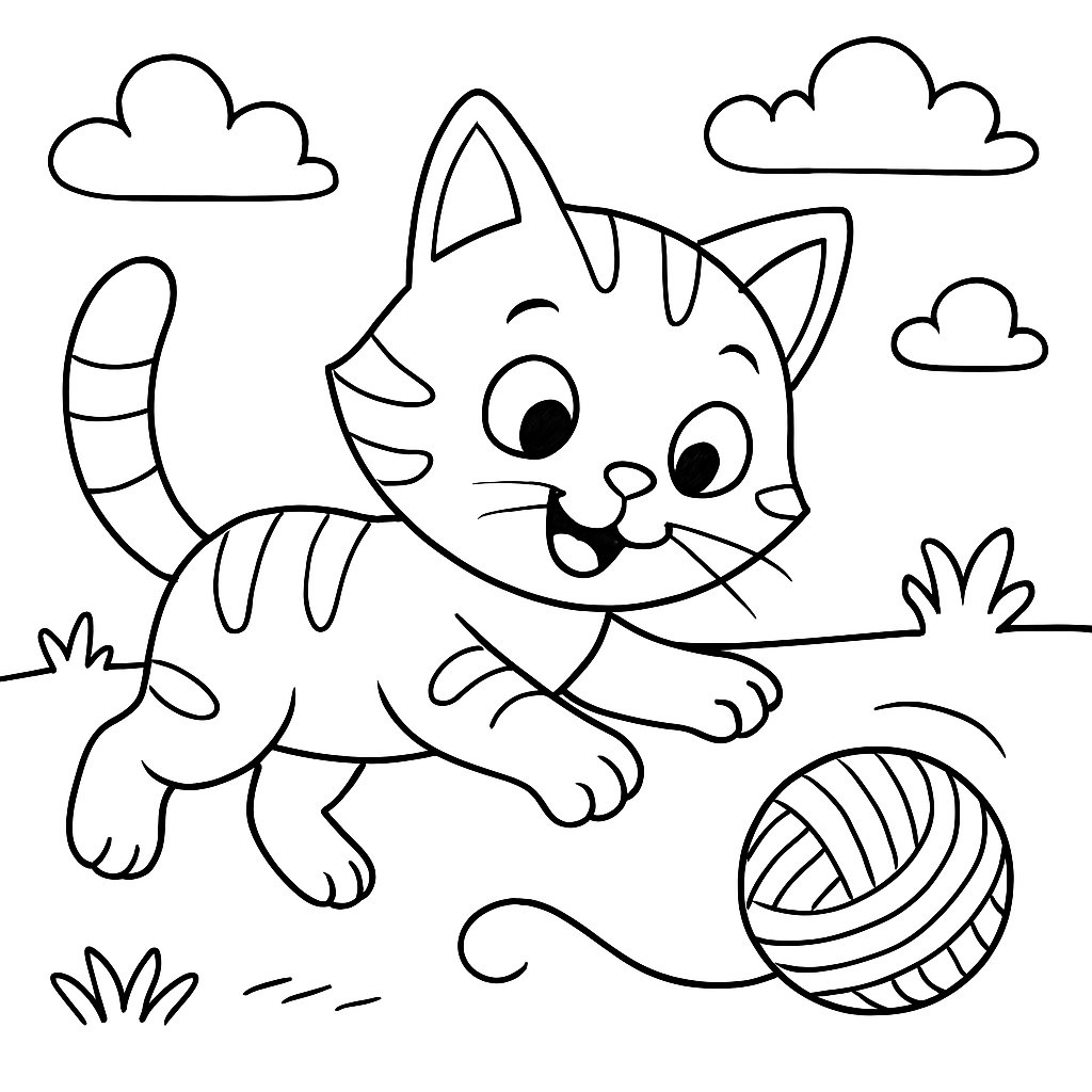 Gatos para colorear Dibujos para colorear e imprimir Gatos
