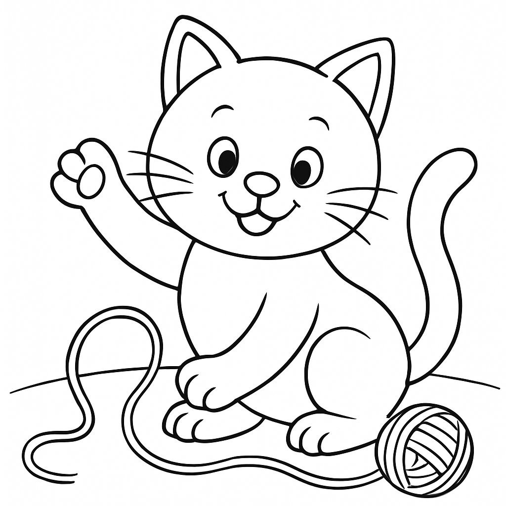 Gatos para colorear Dibujos para colorear e imprimir Gatos