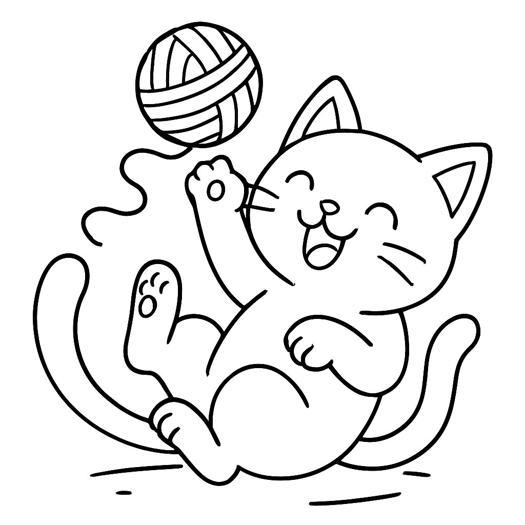 Gatos para colorear Dibujos para colorear e imprimir Gatos