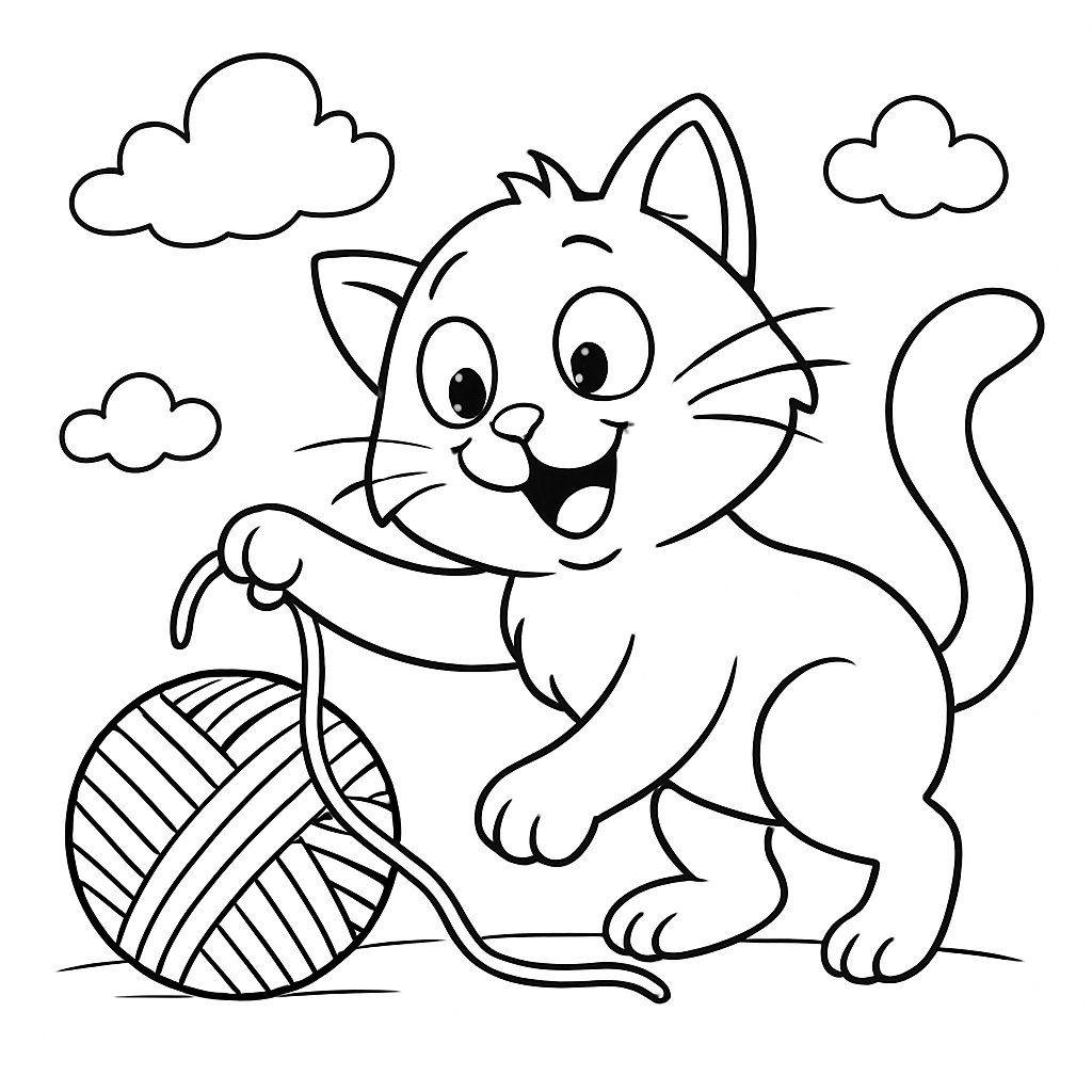 Gatos para colorear Dibujos para colorear e imprimir Gatos