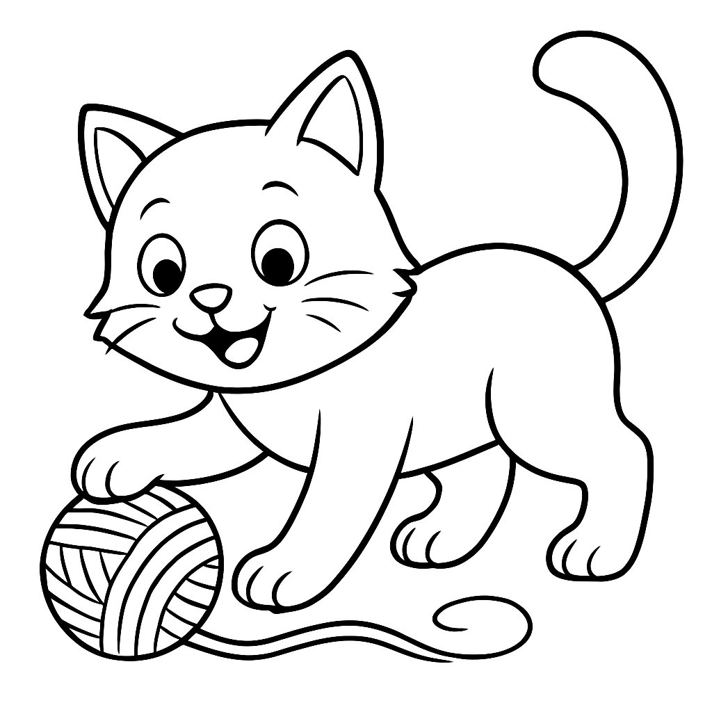 Gatos para colorear Dibujos para colorear e imprimir Gatos