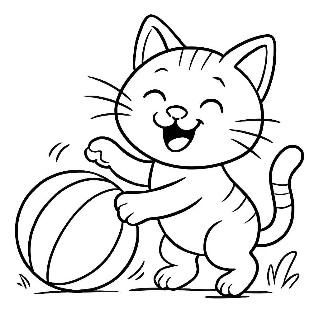 Gatos para colorear Dibujos para colorear e imprimir Gatos
