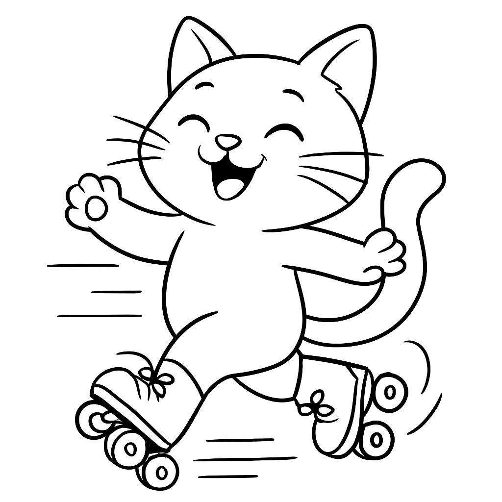 Gatos para colorear Dibujos para colorear e imprimir Gatos