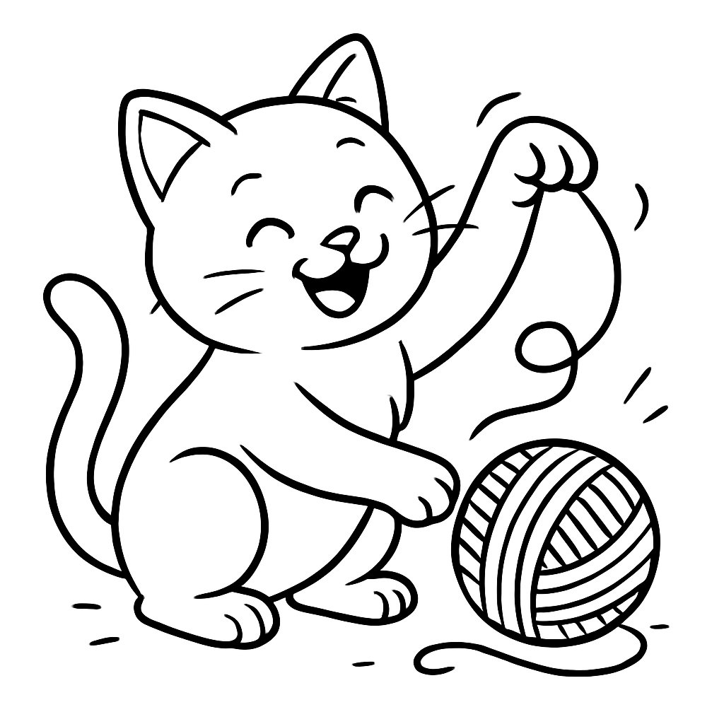 Gatos para colorear Dibujos para colorear e imprimir Gatos