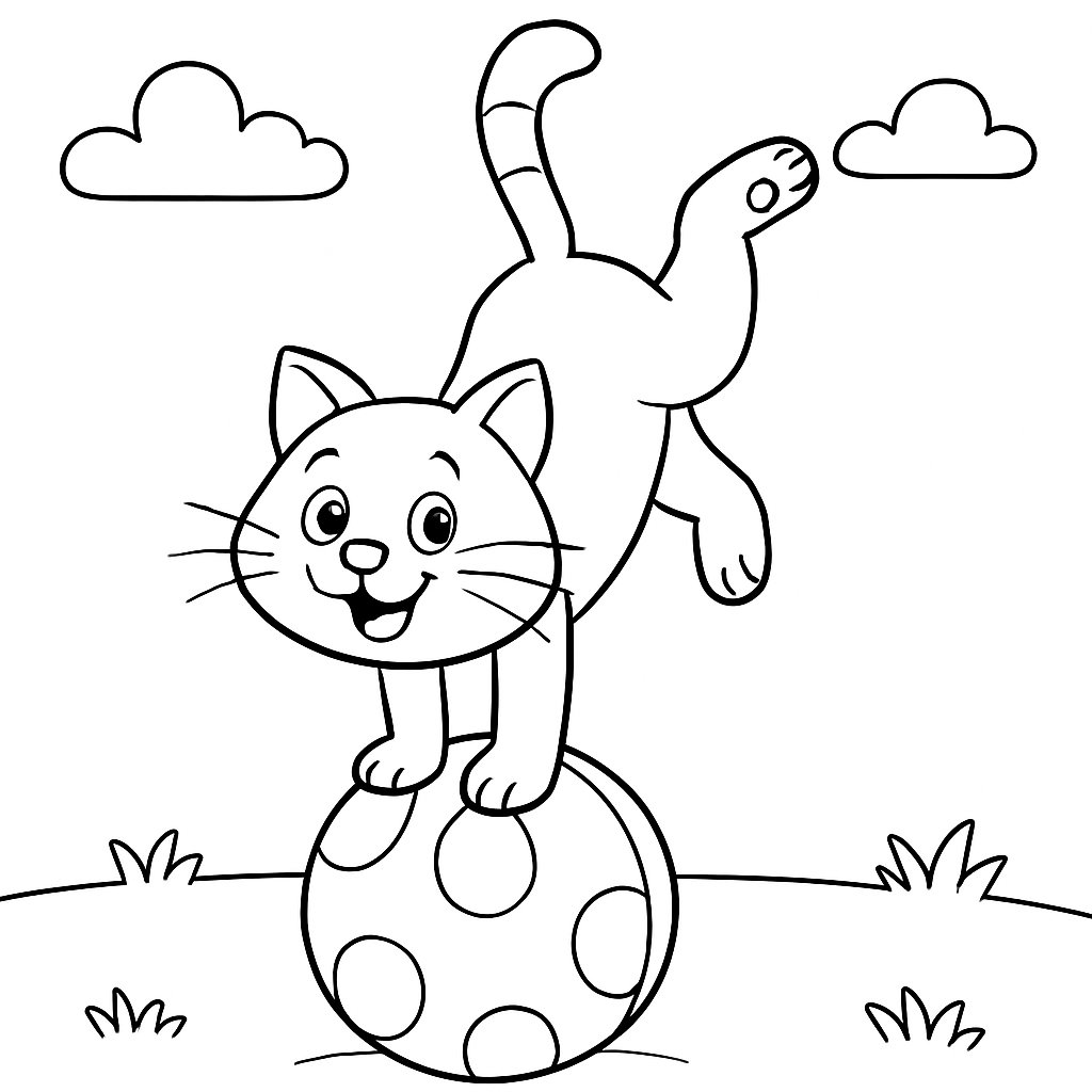 Gatos para colorear Dibujos para colorear e imprimir Gatos