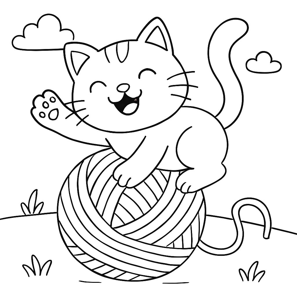 Gatos para colorear Dibujos para colorear e imprimir Gatos