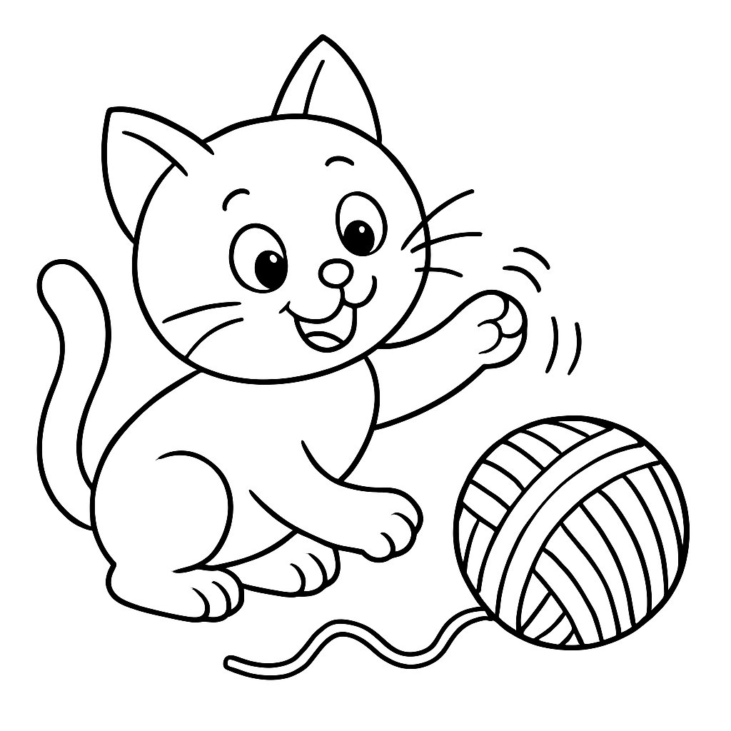 Gatos para colorear Dibujos para colorear e imprimir Gatos