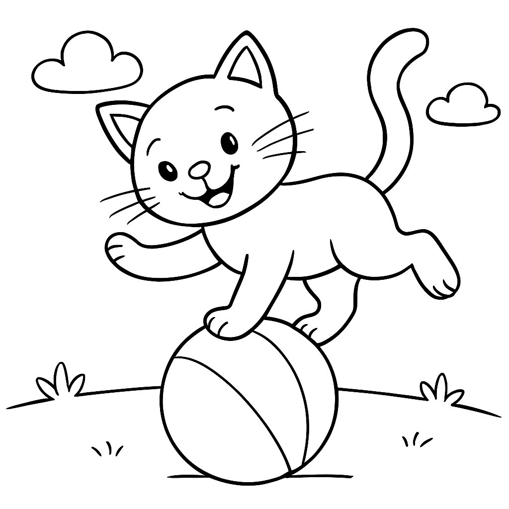 Gatos para colorear Dibujos para colorear e imprimir Gatos