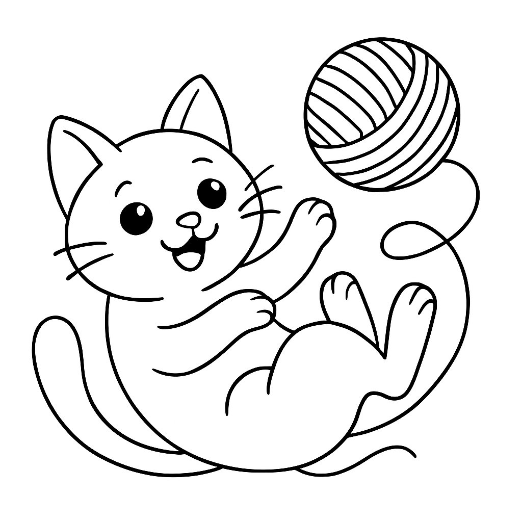 Gatos para colorear Dibujos para colorear e imprimir Gatos
