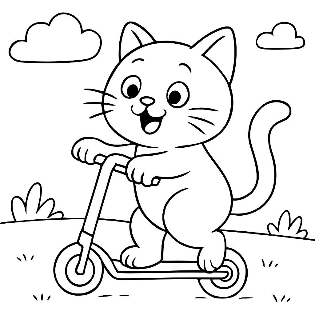 Gatos para colorear Dibujos para colorear e imprimir Gatos