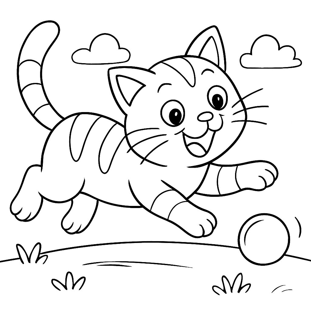 Gatos para colorear Dibujos para colorear e imprimir Gatos