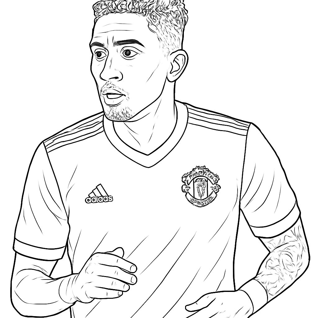 Dibujos para colorear e imprimir Raphinha