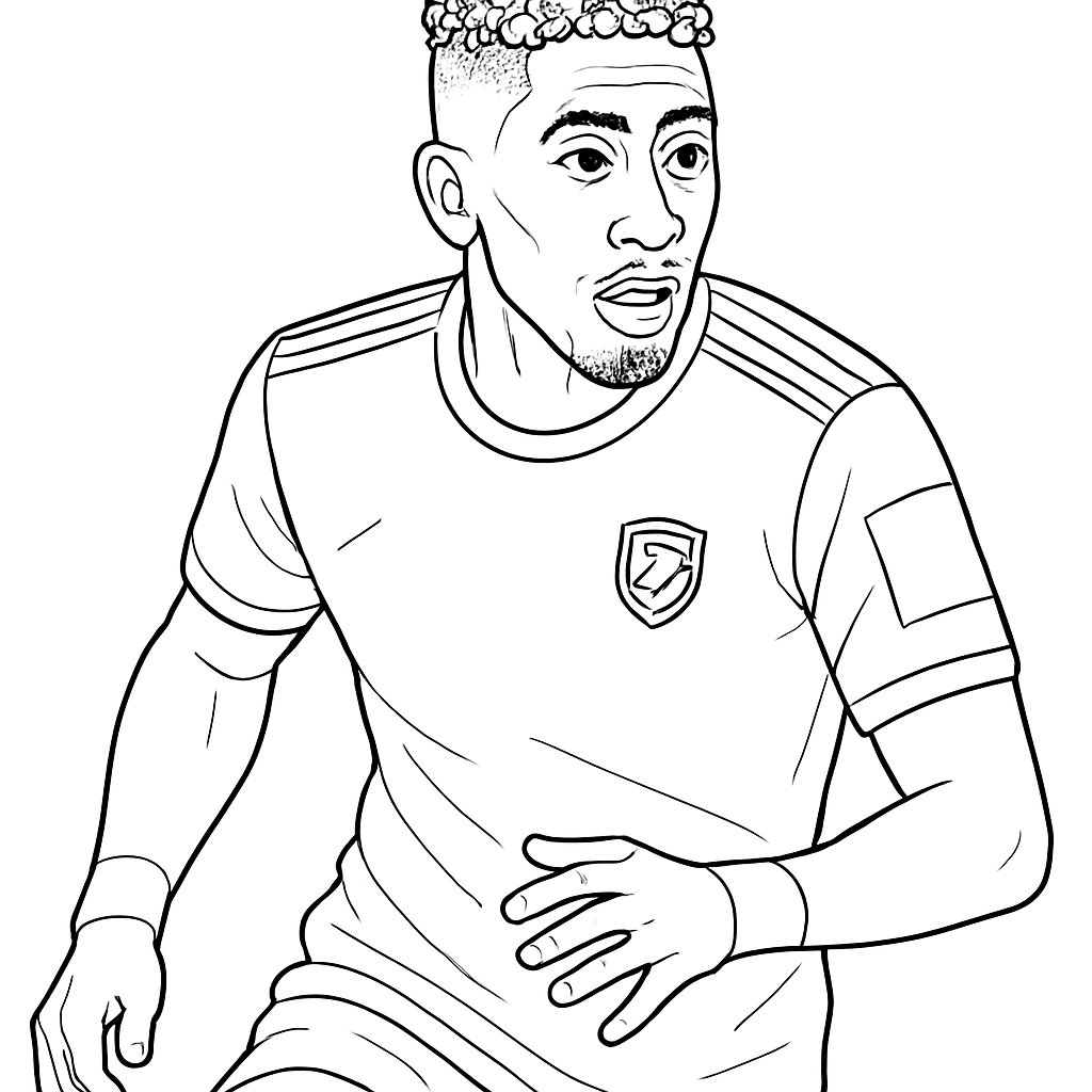 Dibujos para colorear e imprimir Raphinha