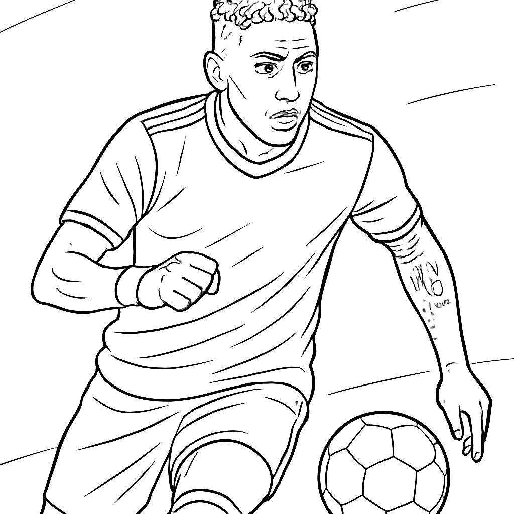 Dibujos para colorear e imprimir Raphinha