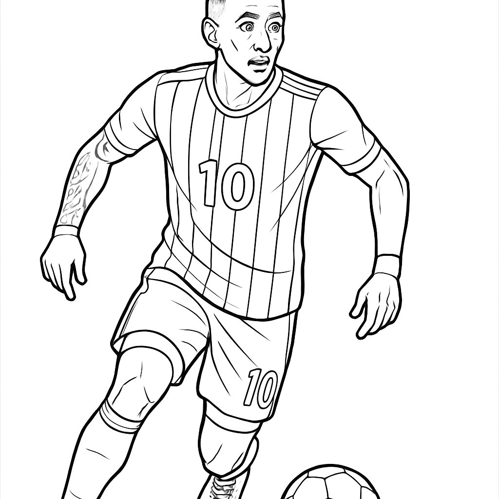 Dibujos para colorear e imprimir Raphinha