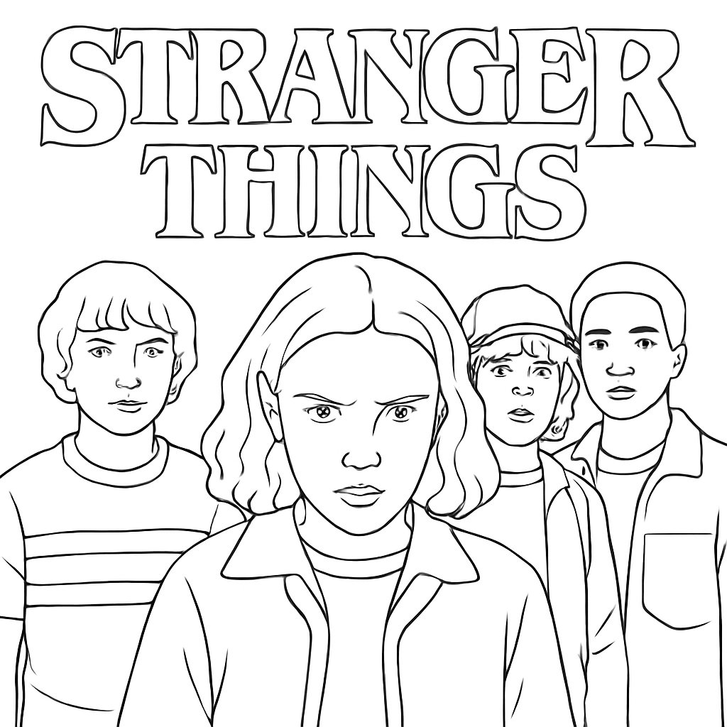 Descubre Los Mejores Dibujos Para Colorear De Stranger Things Descubre Los Mejores Dibujos Para Colorear De Stranger Things