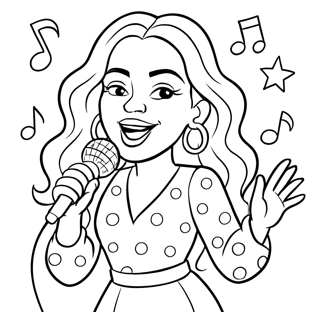 Dibujos para colorear e imprimir Rosalía