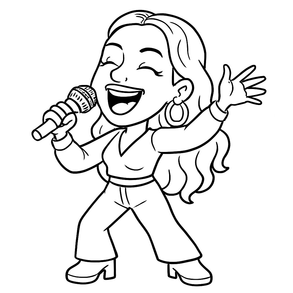 Dibujos para colorear e imprimir Rosalía