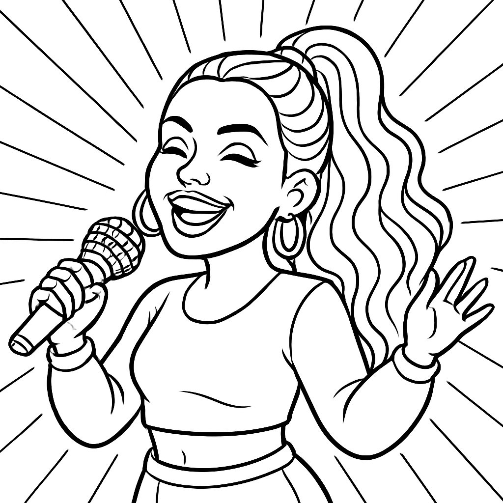 Dibujos para colorear e imprimir Rosalía